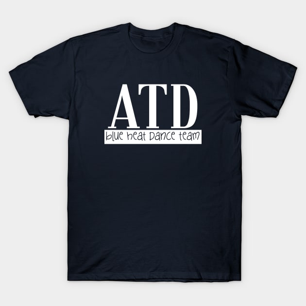 ATD Blue Heat cutout T-Shirt by allthatdance